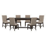 Southlake Wire Brushed Rustic Brown 7-Piece Dining Set from Homelegance - Luna Furniture