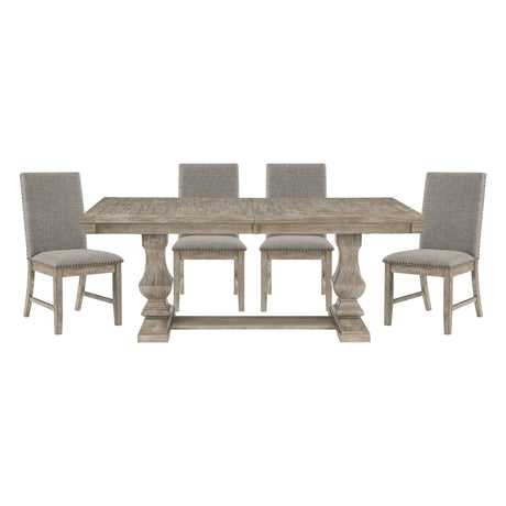 Southlake Brownish Gray 6-Piece Dining Set from Homelegance - Luna Furniture