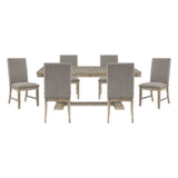 Southlake Brownish Gray 9-Piece Dining Set