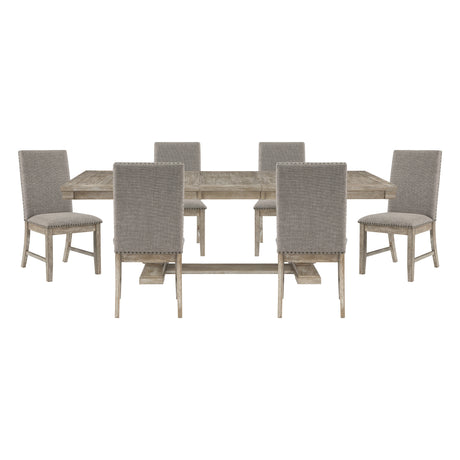 Southlake Brownish Gray 7-Piece Dining Set from Homelegance - Luna Furniture