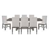 Gresham Gray 9-Piece 90" Extendable Dining Set from Homelegance - Luna Furniture