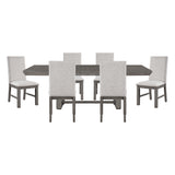Gresham Gray 7-Piece 90" Extendable Dining Set from Homelegance - Luna Furniture