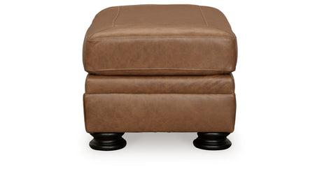 Carianna Chair and Ottoman in Caramel from Ashley Furniture - Luna Furniture