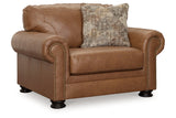 Carianna Caramel Sofa, Loveseat, Oversized Chair and Ottoman from Ashley - Luna Furniture