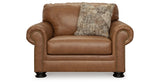 Carianna Sofa, Loveseat, Chair and Ottoman in Caramel from Ashley - Luna Furniture
