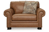 Carianna Caramel Sofa, Loveseat, Oversized Chair and Ottoman from Ashley - Luna Furniture