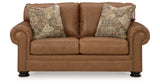 Carianna Sofa, Loveseat, Chair and Ottoman in Caramel from Ashley - Luna Furniture