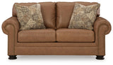 Carianna Caramel Sofa, Loveseat and Oversized Chair from Ashley Furniture - Luna Furniture