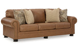 Carianna Caramel Sofa, Loveseat, Oversized Chair and Ottoman from Ashley - Luna Furniture