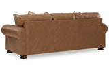 Carianna Caramel Sofa, Loveseat, Oversized Chair and Ottoman from Ashley - Luna Furniture