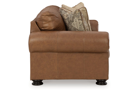 Carianna Caramel Sofa, Loveseat, Oversized Chair and Ottoman from Ashley - Luna Furniture