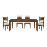 Tigard Cherry 5-Piece Dining Set from Homelegance - Luna Furniture
