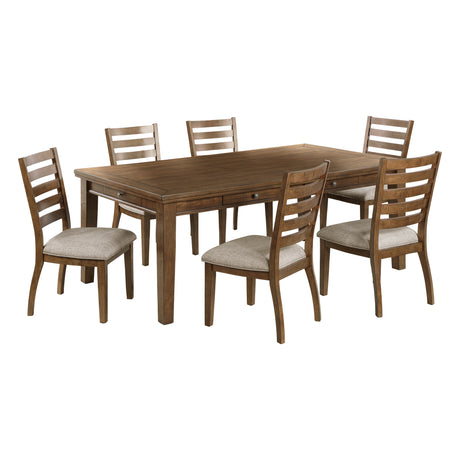 Tigard Cherry 7-Piece Dining Set from Homelegance - Luna Furniture