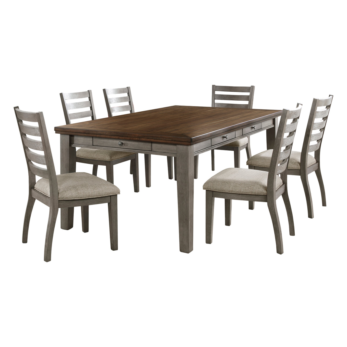 Tigard Gray 5-Piece Dining Set