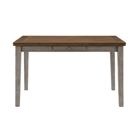 Tigard Gray 5-Piece Counter Height Set from Homelegance - Luna Furniture