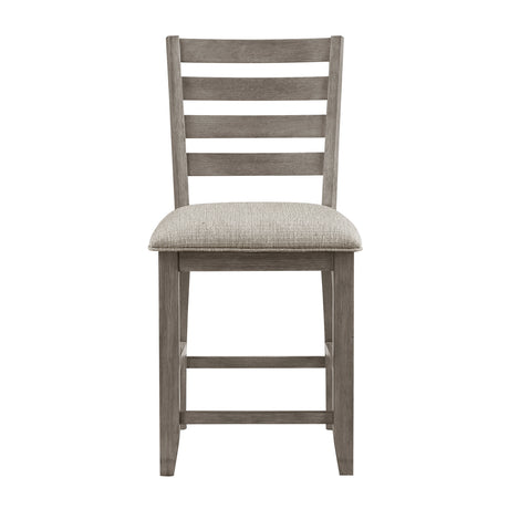 Tigard Gray 5-Piece Counter Height Set from Homelegance - Luna Furniture