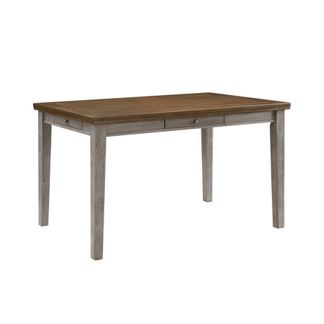 Tigard Gray 7-Piece Counter Height Set from Homelegance - Luna Furniture