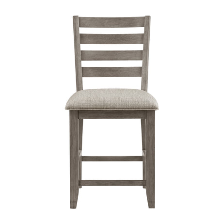 Tigard Gray 7-Piece Counter Height Set from Homelegance - Luna Furniture