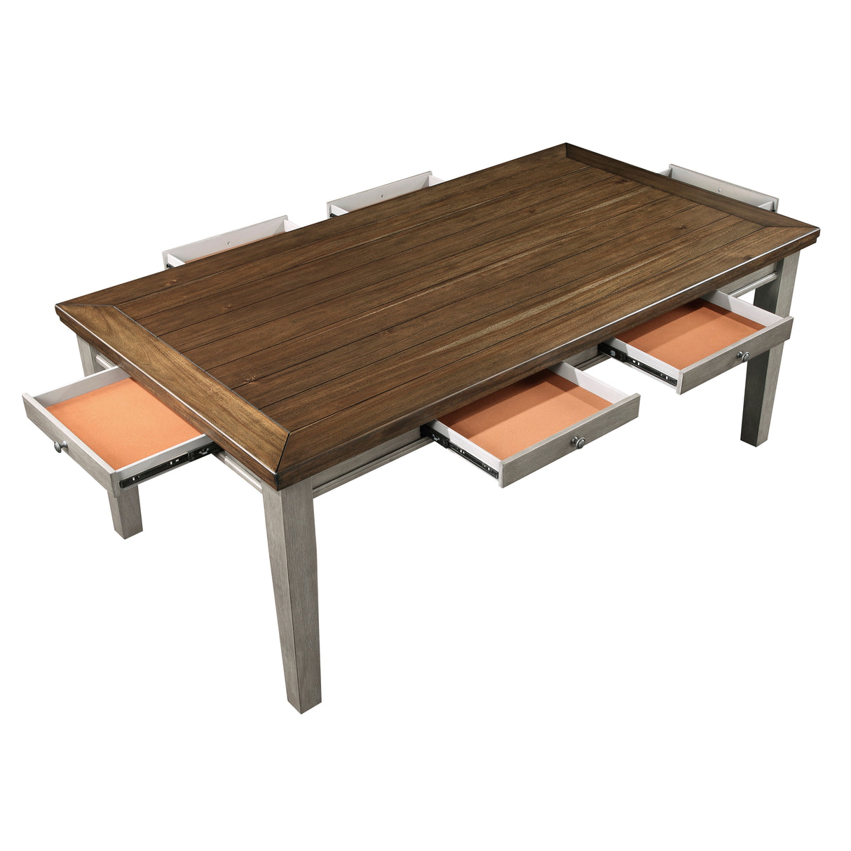 Tigard Gray 5-Piece Dining Set from Homelegance - Luna Furniture
