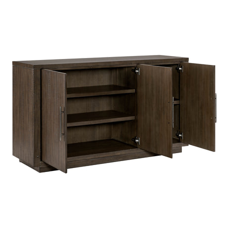 Prineville Cherry 7-Piece Pack Dinette Set from Homelegance - Luna Furniture
