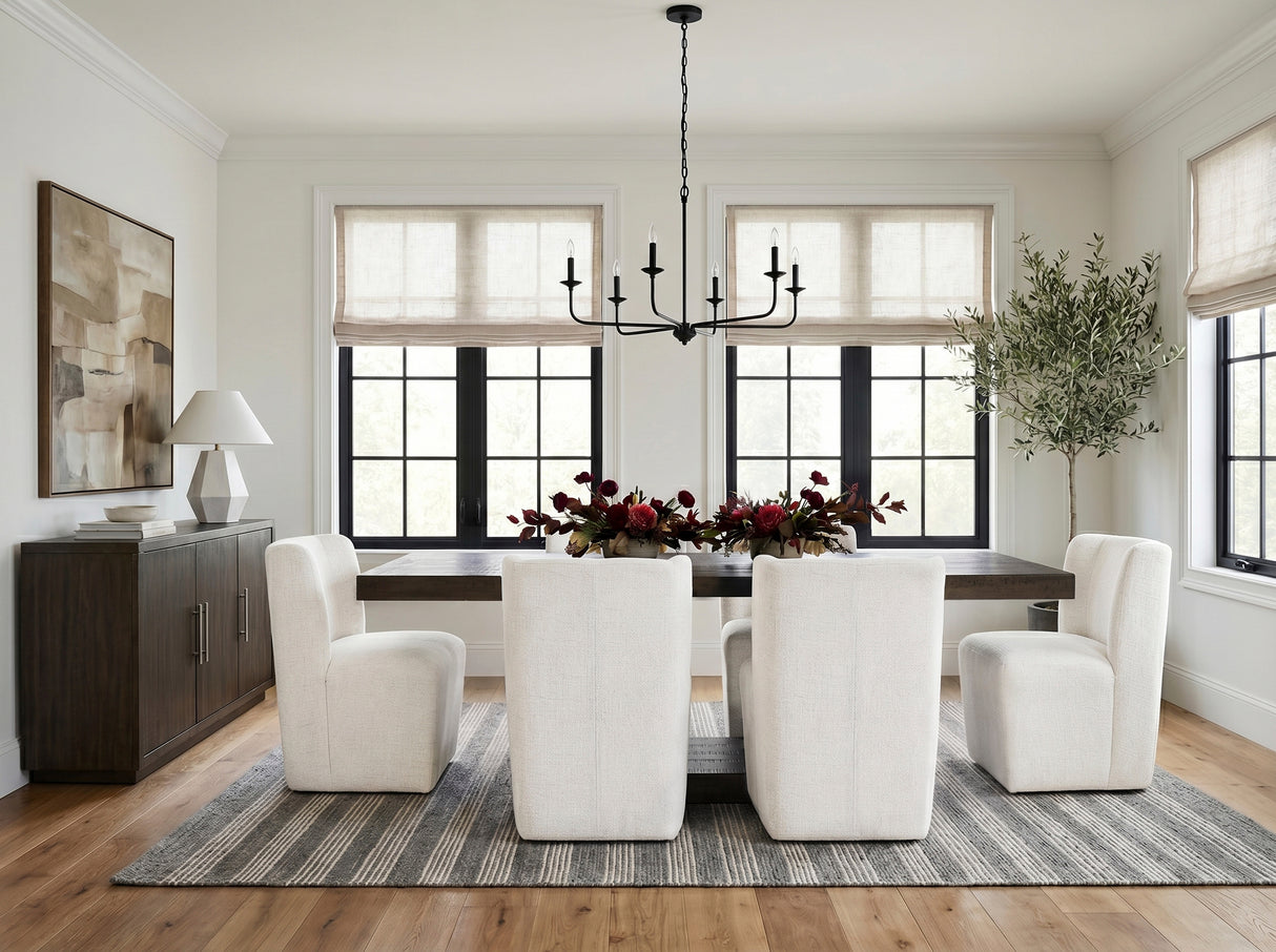 Brookings Brown 96" Extendable Dining Table from Homelegance - Luna Furniture
