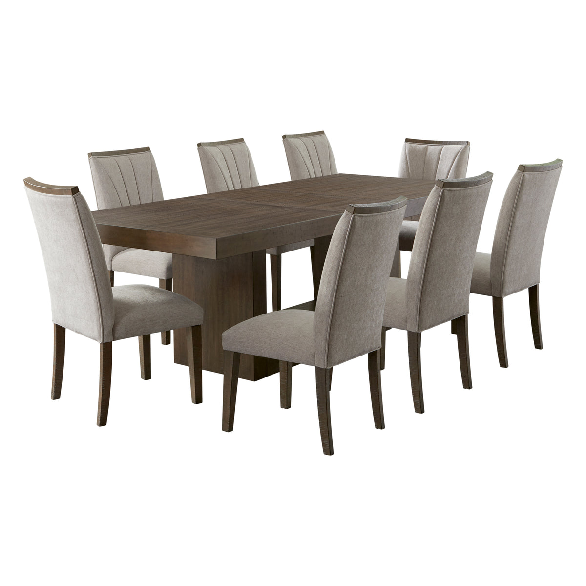 Brookings Gray/Brown Dining Side Chair, Set of 2