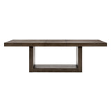 Ithaca Grayish White/Brown Dining Table from Homelegance - Luna Furniture