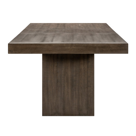 Ithaca Grayish White/Brown Dining Table from Homelegance - Luna Furniture