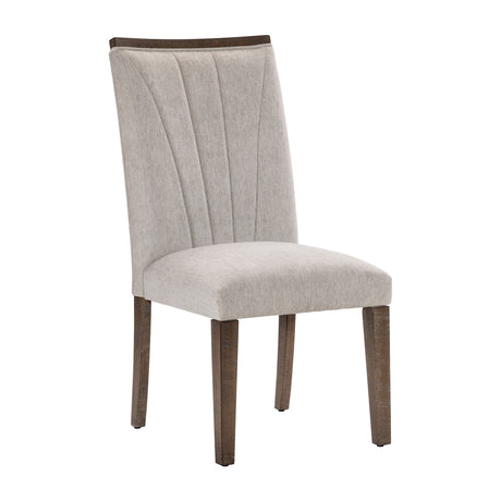 Ithaca Grayish White/Brown Dining Table from Homelegance - Luna Furniture