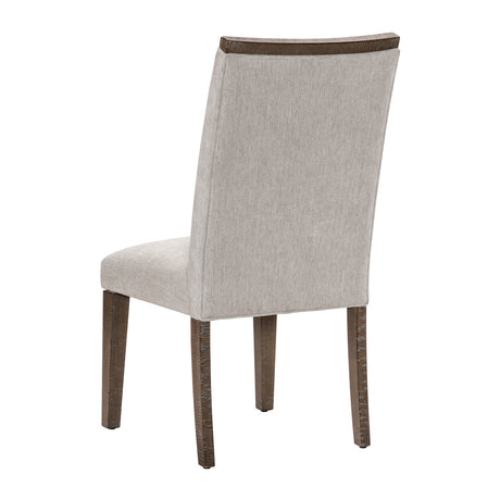 Ithaca Grayish White/Brown Dining Table from Homelegance - Luna Furniture