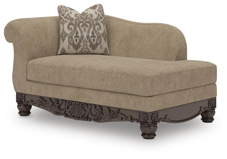 Chelsworth Golden Right-Arm Facing Corner Chaise from Ashley - Luna Furniture