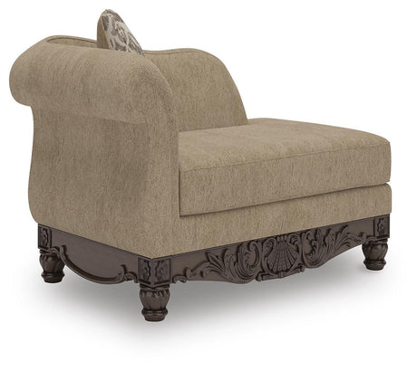 Chelsworth Golden Right-Arm Facing Corner Chaise from Ashley - Luna Furniture