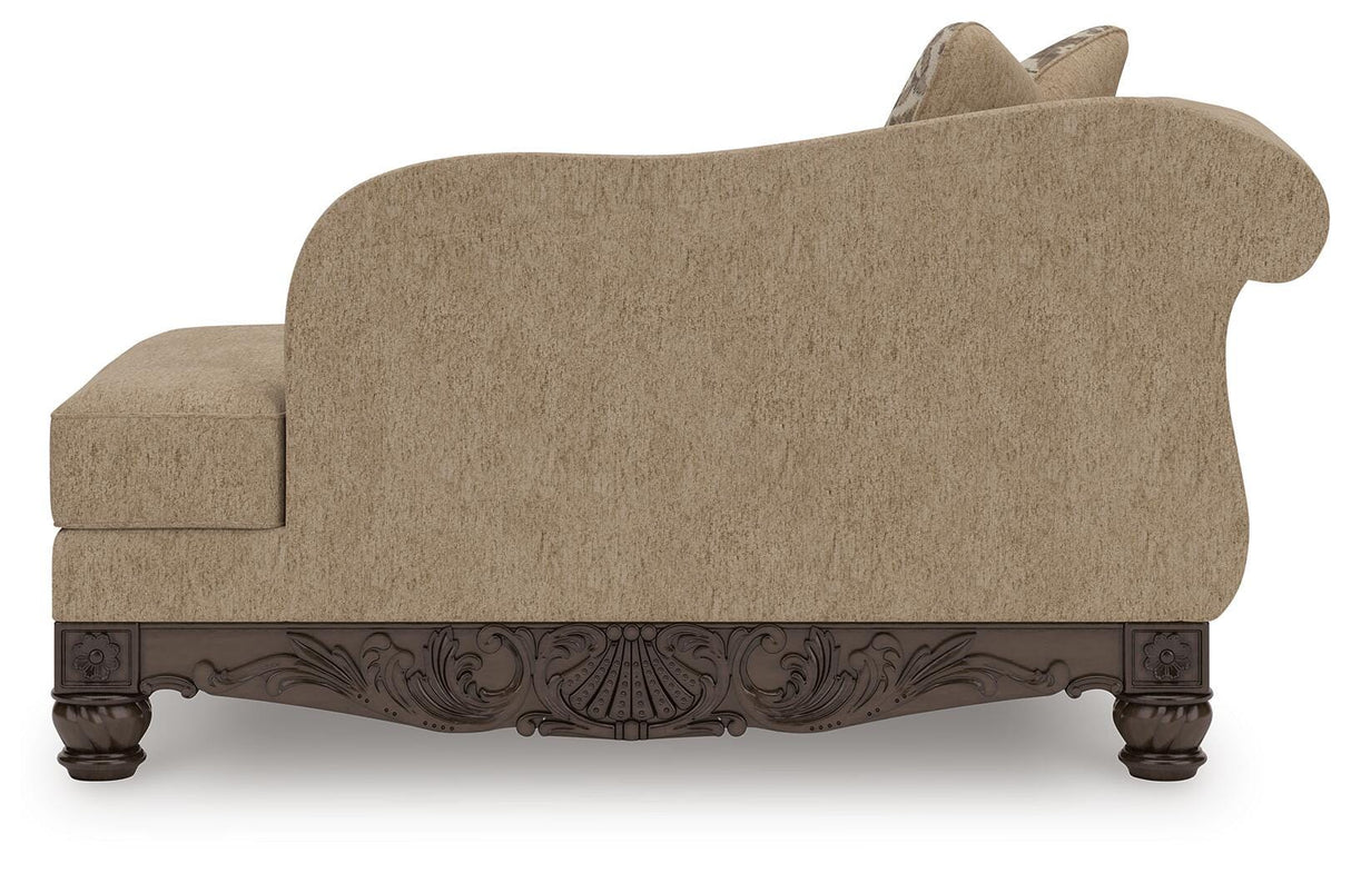 Chelsworth Golden Right-Arm Facing Corner Chaise from Ashley Furniture - Luna Furniture