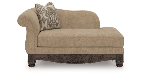 Chelsworth Golden Right-Arm Facing Corner Chaise from Ashley - Luna Furniture