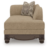 Chelsworth Golden Right-Arm Facing Corner Chaise from Ashley Furniture - Luna Furniture