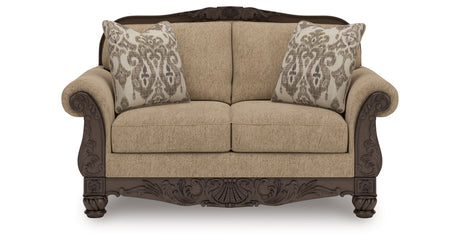 Chelsworth Golden Loveseat from Ashley - Luna Furniture