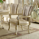 HD-5800 Newberry Li Cream Arm Chair from Homey Design - Luna Furniture