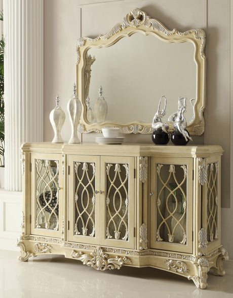 HD-5800 Newberry Li Cream Buffet from Homey Design - Luna Furniture
