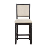 Asher Black/Brown Counter Height Table from Homelegance - Luna Furniture