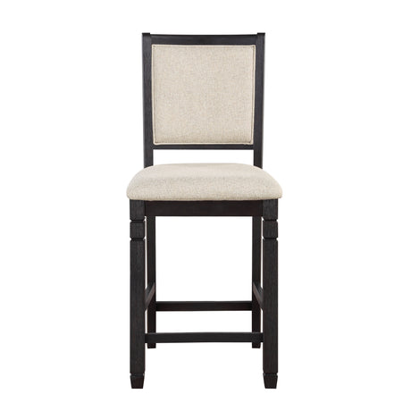 Asher Black/Brown Counter Height Table from Homelegance - Luna Furniture