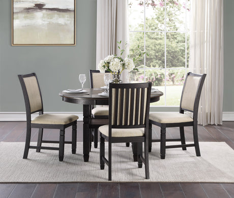 Asher Antique White/Beige Counter Height Chair, Set of 2 from Homelegance - Luna Furniture