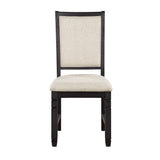 Asher Antique White/Beige Counter Height Chair, Set of 2 from Homelegance - Luna Furniture