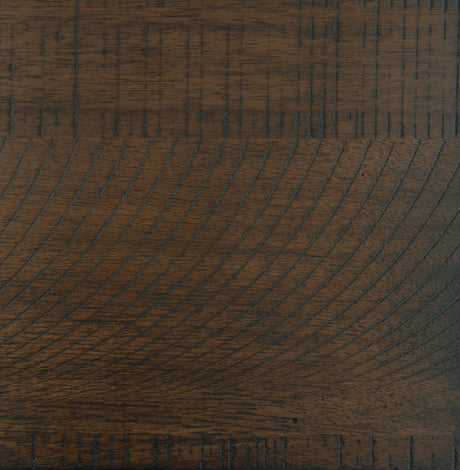 Asher Antique White/Brown Round Dining Table from Homelegance - Luna Furniture