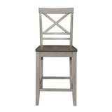 Asher Antique White/Beige Dining Side Chair, Set of 2 from Homelegance - Luna Furniture