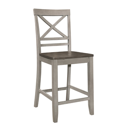 Asher Antique White/Beige Dining Side Chair, Set of 2 from Homelegance - Luna Furniture