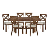 Bonner Brown/Beige Dining Bench from Homelegance - Luna Furniture