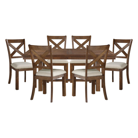 Bonner Brown/Beige Dining Bench from Homelegance - Luna Furniture