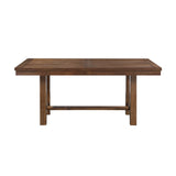 Brightleaf Brown/Light Gray 5-Piece 60" Counter Height Set from Homelegance - Luna Furniture