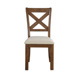 Bonner Brown/Beige Dining Bench from Homelegance - Luna Furniture