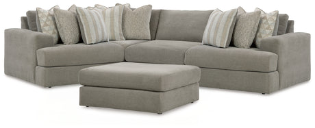 Avaliyah 4-Piece Sectional and Oversized Accent Ottoman from Ashley Furniture - Luna Furniture